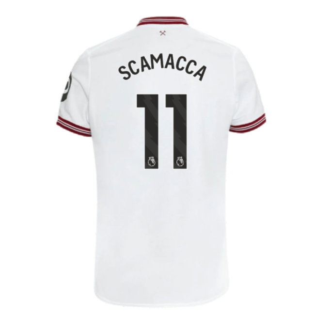 2023-2024 West Ham United Away Shirt (Kids) (SCAMACCA 11) — Buy Now