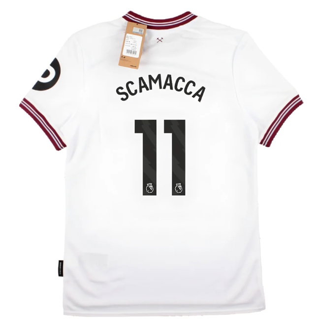 2023-2024 West Ham United Away Shirt (SCAMACCA 11) — Shop Online