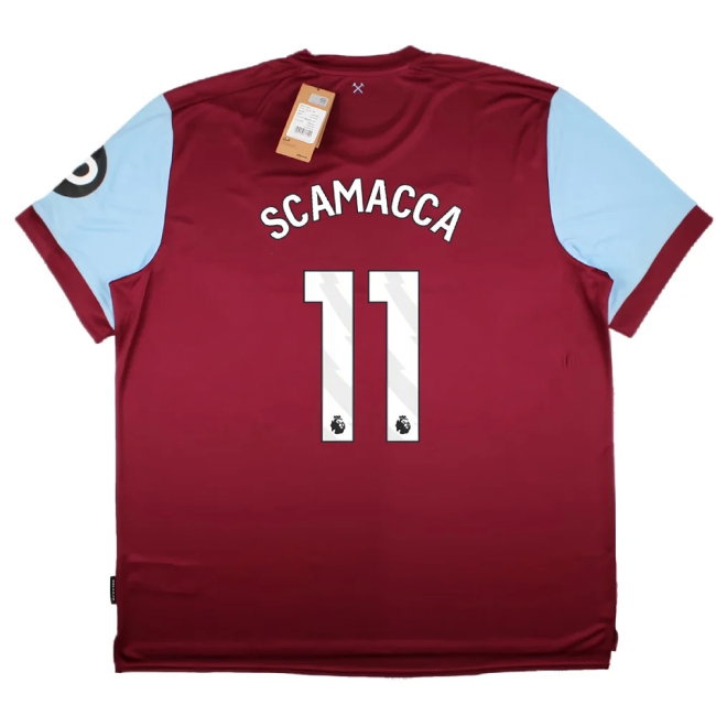 2023-2024 West Ham United Home Shirt (SCAMACCA 11) — Buy Online