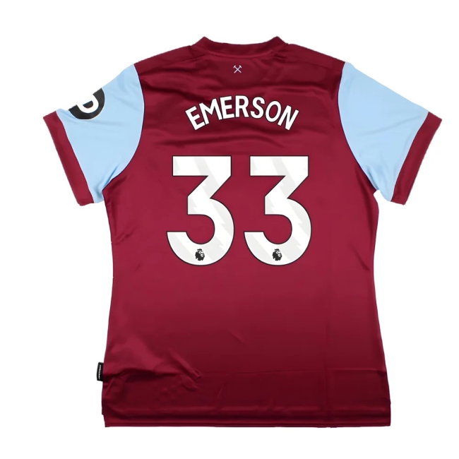 2023-2024 West Ham United Home Shirt (Womens) (EMERSON 33) — Shop Online