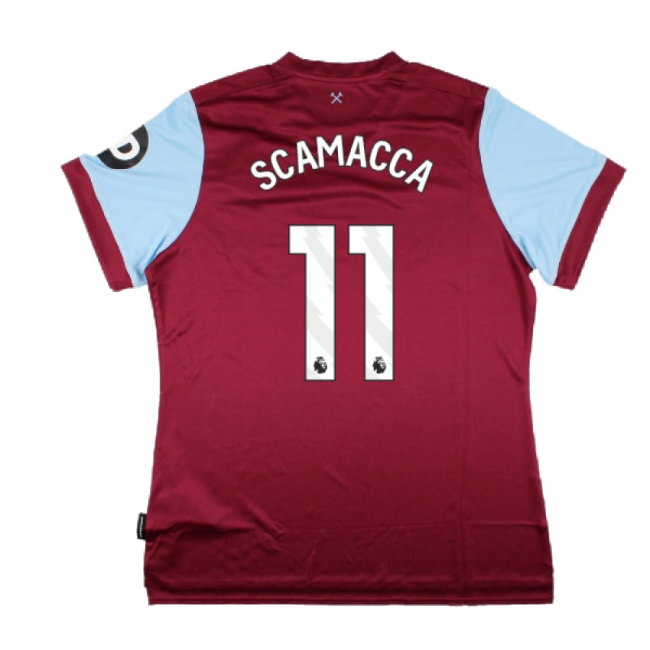 2023-2024 West Ham United Home Shirt (Womens) (SCAMACCA 11) — Buy Now