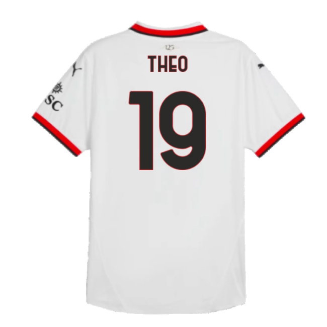 2024-2025 AC Milan Away Player Version Shirt (Theo 19) — Buy Online