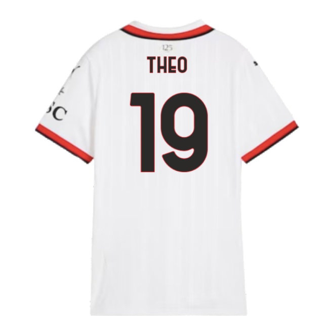 2024-2025 AC Milan Away Shirt (Womens) (Theo 19) — Shop Now