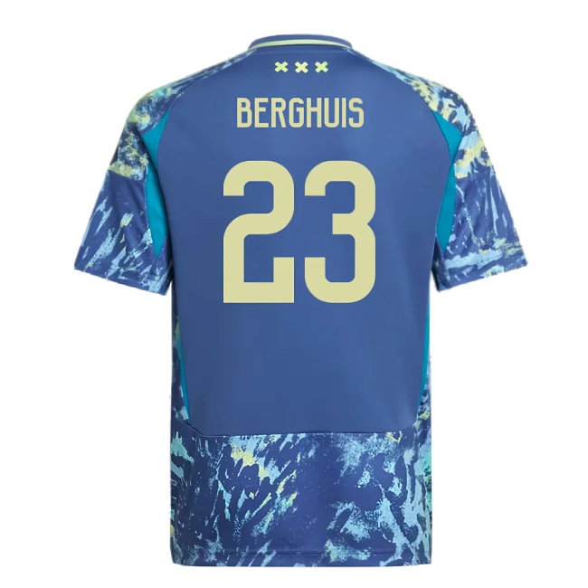 2024-2025 Ajax Away Shirt (Kids) (Berghuis 23) — Buy Online