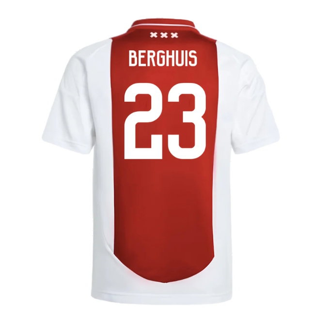 2024-2025 Ajax Home Shirt (Kids) (Berghuis 23) — Shop Online