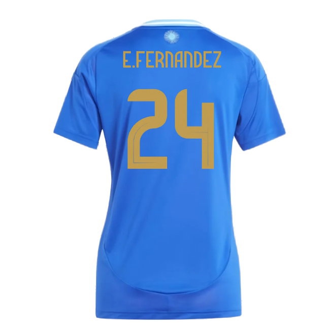 2024-2025 Argentina Away Shirt (Ladies) (E.FERNANDEZ 24) — Buy Online