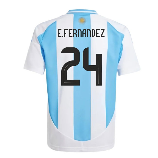 2024-2025 Argentina Home Shirt (Kids) (E.FERNANDEZ 24) — Buy Now