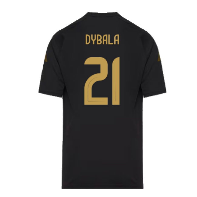 2024-2025 Argentina Pre-Match Shirt (Black) - Kids (DYBALA 21) — Buy Online