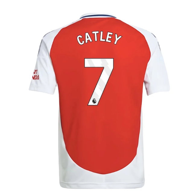 2024-2025 Arsenal Home Shirt (Kids) (Catley 7) — Shop Now