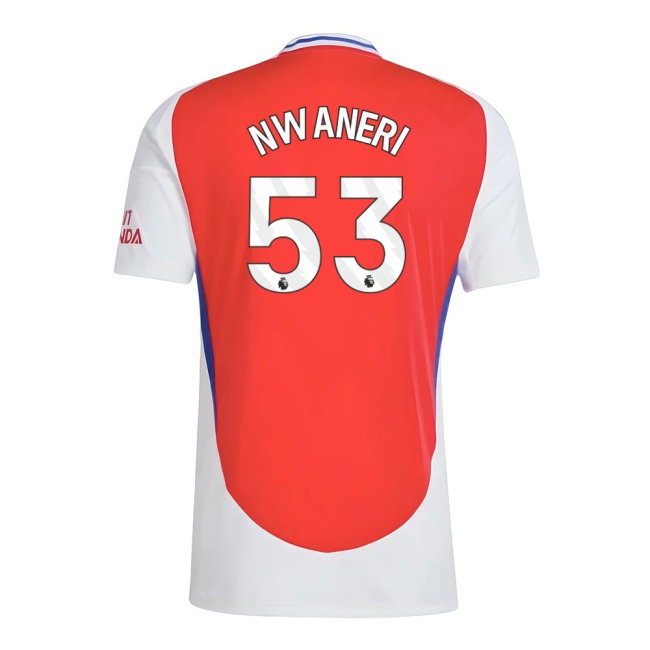 2024-2025 Arsenal Home Shirt (Nwaneri 53) — Buy Online