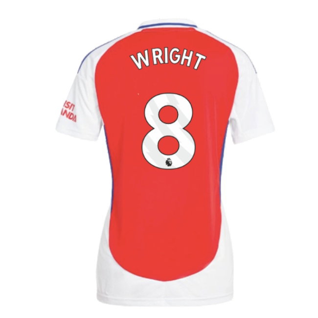 2024-2025 Arsenal Home Shirt (Womens) (Wright 8) — Shop Now