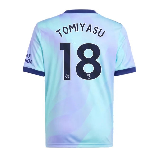 2024-2025 Arsenal Third Shirt (Kids) (Tomiyasu 18) — Shop Now
