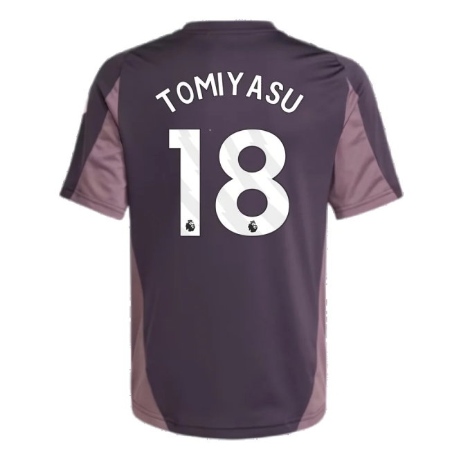 2024-2025 Arsenal Training Jersey (Aurora Black) - Kids (Tomiyasu 18) — Shop Now