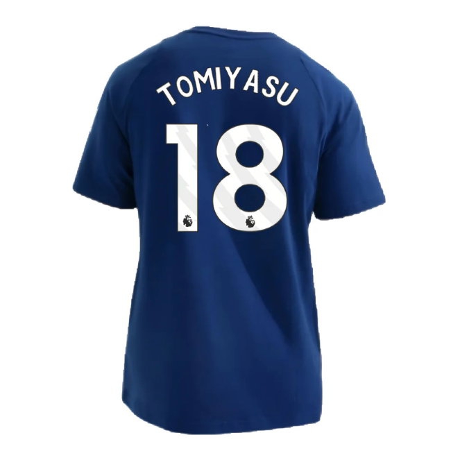 2024-2025 Arsenal Training Tee (Night Sky) (Tomiyasu 18) — Shop Now