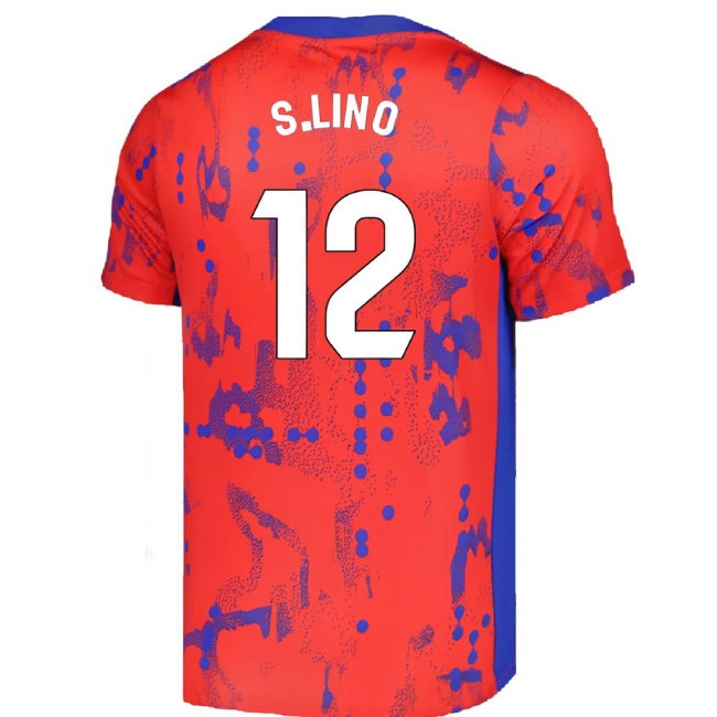 2024-2025 Atletico Madrid Dri-FIT Pre-Match Shirt (Red) (S.Lino 12) — Buy Online