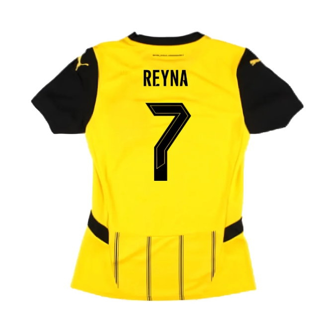 2024-2025 Borussia Dortmund Home Shirt (Ladies) (Reyna 7) — Buy Now