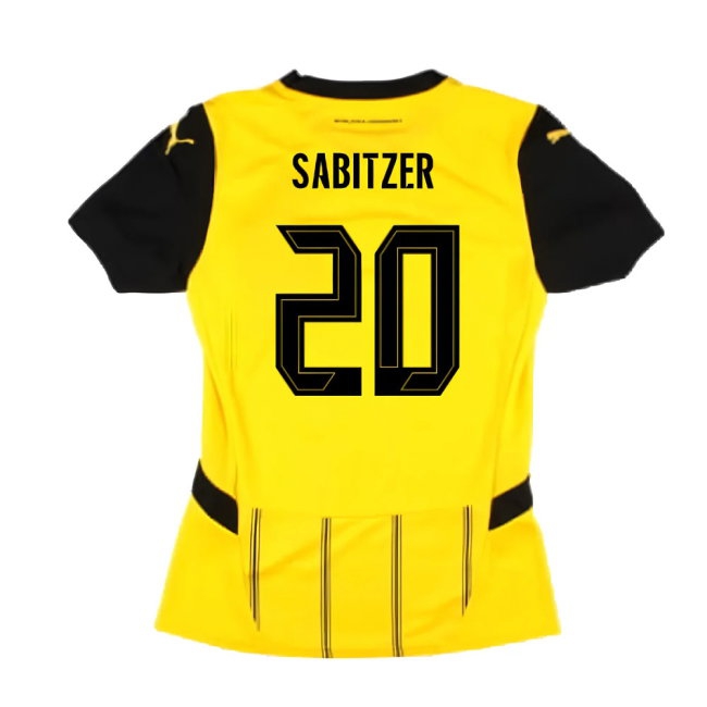 2024-2025 Borussia Dortmund Home Shirt (Ladies) (Sabitzer 20) — Shop Online