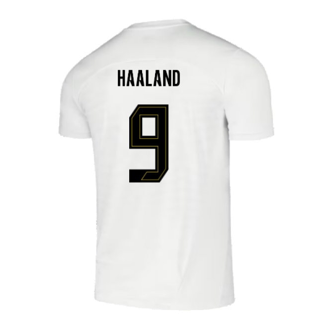 2024-2025 Borussia Dortmund Pre-Match Shirt (White) (Haaland 9) — Shop Now