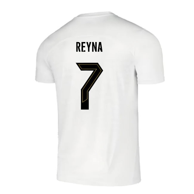 2024-2025 Borussia Dortmund Pre-Match Shirt (White) (Reyna 7) — Shop Online