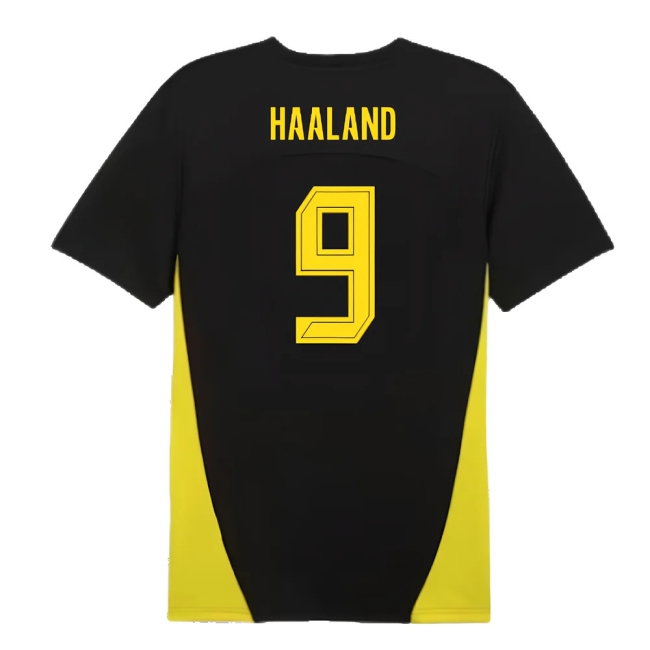 2024-2025 Borussia Dortmund Training Shirt (Black) (Haaland 9) — Buy Online