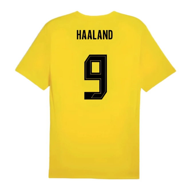 2024-2025 Borussia Dortmund Training Shirt (Yellow) - Kids (Haaland 9) — Shop Online