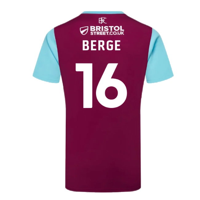 2024-2025 Burnley Home Shirt (Berge 16) — Buy Online