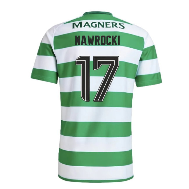 2024-2025 Celtic Home Shirt (Nawrocki 17) — Buy Now