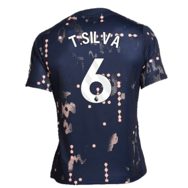2024-2025 Chelsea Academy Pro Pre-Match Shirt (Obsidian) (T.Silva 6) — Shop Online