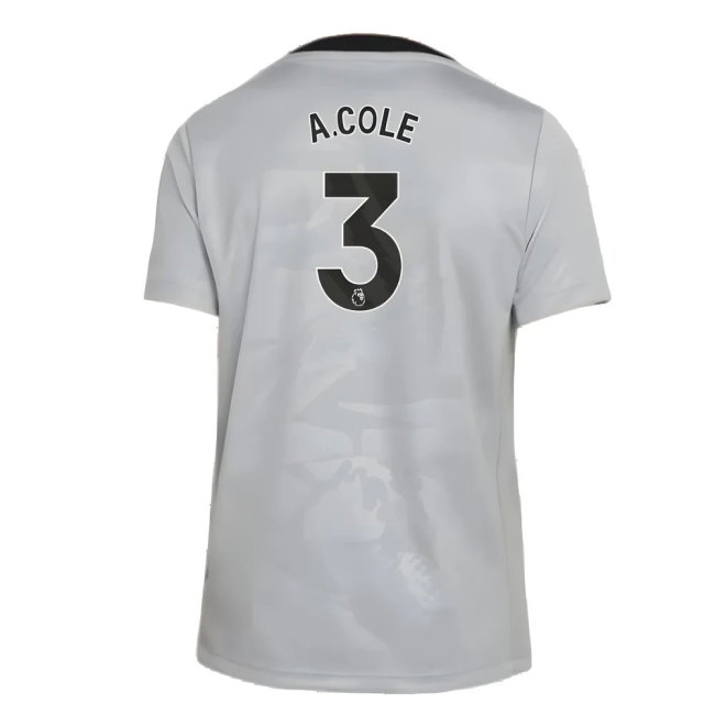 2024-2025 Chelsea Third Academy Pre-Match Shirt (Grey) - Kids (A.Cole 3) — Buy Now