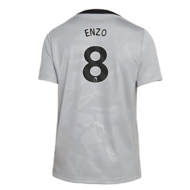 2024-2025 Chelsea Third Academy Pre-Match Shirt (Grey) - Kids (Enzo 8) — Buy Online