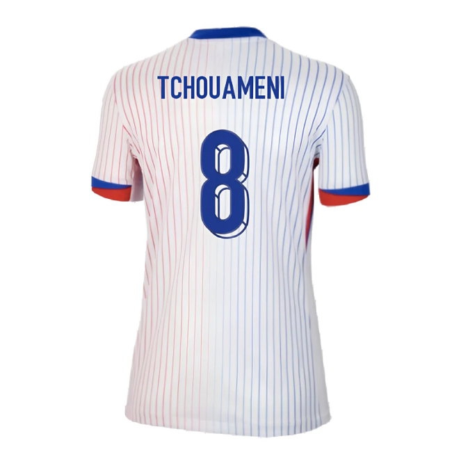 2024-2025 France Away Shirt (Womens) (Tchouameni 8) — Buy Online