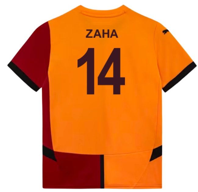 2024-2025 Galatasaray Home Shirt (Kids) (Zaha 14)