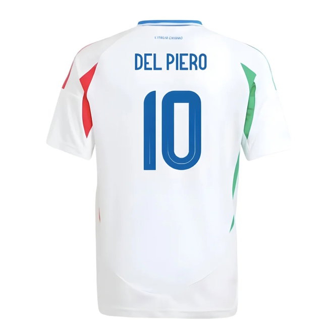 2024-2025 Italy Away Shirt (Kids) (DEL PIERO 10) — Shop Now