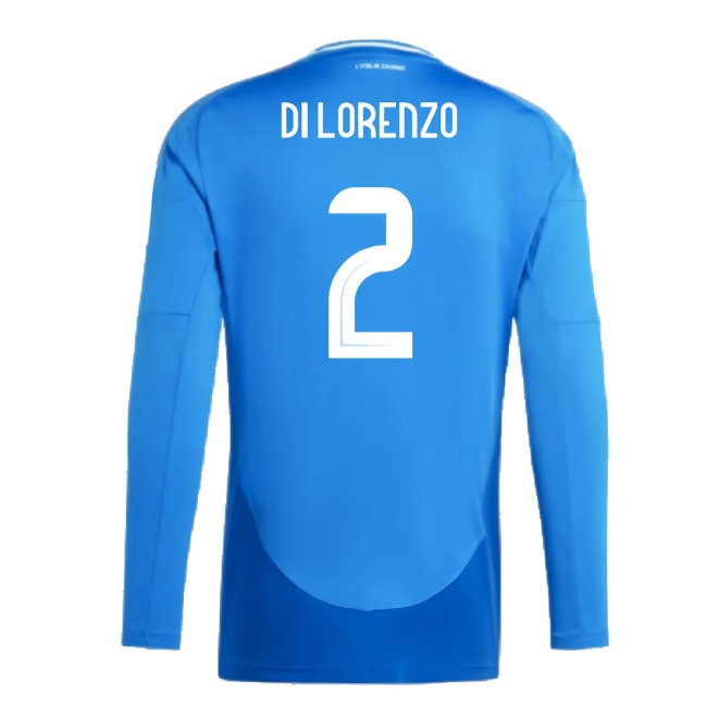 2024-2025 Italy Long Sleeve Home Shirt (DI LORENZO 2) — Shop Now