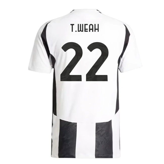 2024-2025 Juventus Player Version Home Shirt (T.Weah 22) — Shop Online