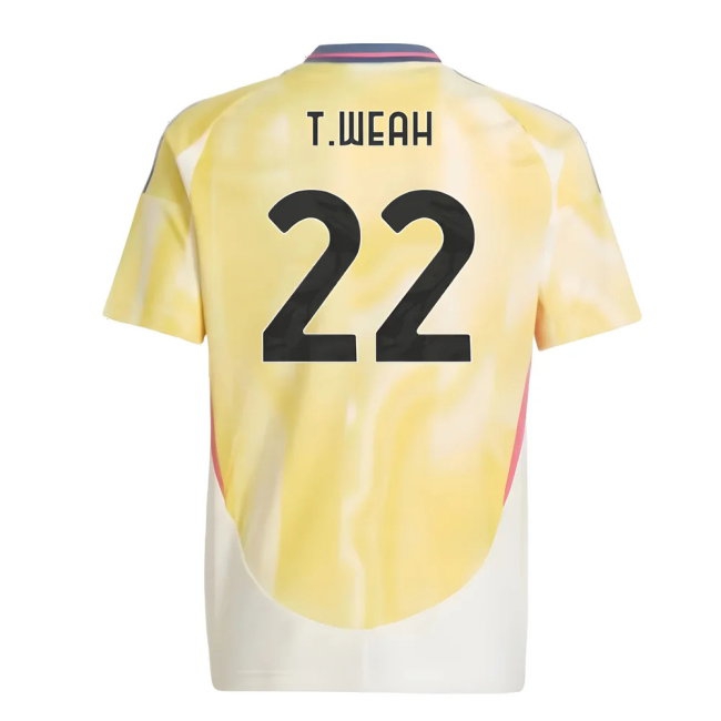 2024-2025 Juventus Away Shirt (Kids) (T.Weah 22) — Shop Now