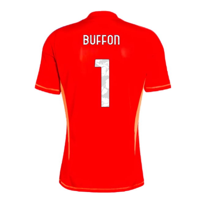2024-2025 Juventus Home Goalkeeper Shirt (Red) (Buffon 1) — Shop Now