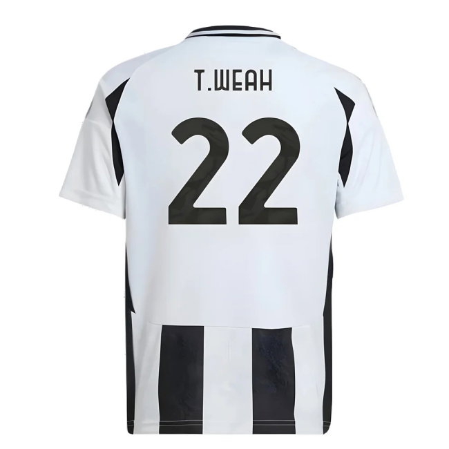 2024-2025 Juventus Home Shirt (Kids) (T.Weah 22) — Buy Online