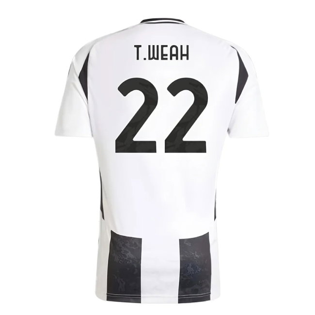 2024-2025 Juventus Home Shirt (T.Weah 22) — Buy Now