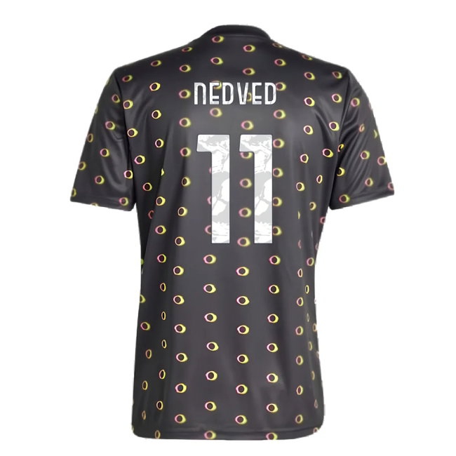 2024-2025 Juventus Pre-Match Shirt (Black) (Nedved 11) — Shop Now