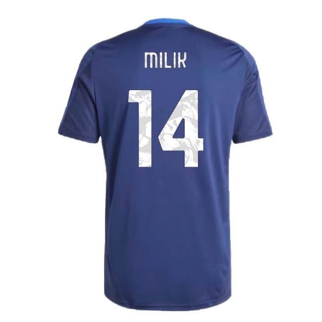 2024-2025 Juventus Training Jersey (Navy) (Milik 14) — Shop Now