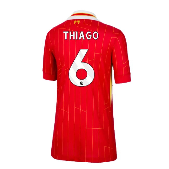 2024-2025 Liverpool Home Shirt (Kids) (Thiago 6) — Shop Online