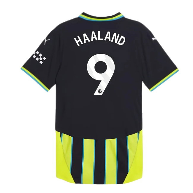 2024-2025 Man City Away Player Version Shirt (Haaland 9) — Shop Online