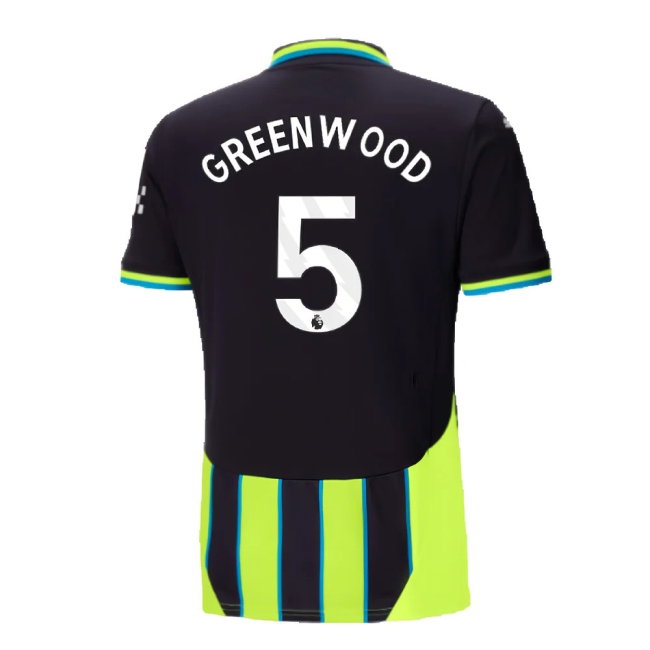 2024-2025 Man City Away Shirt (Greenwood 5) — Buy Now