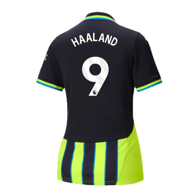 2024-2025 Man City Away Shirt (Womens) (Haaland 9) — Buy Online