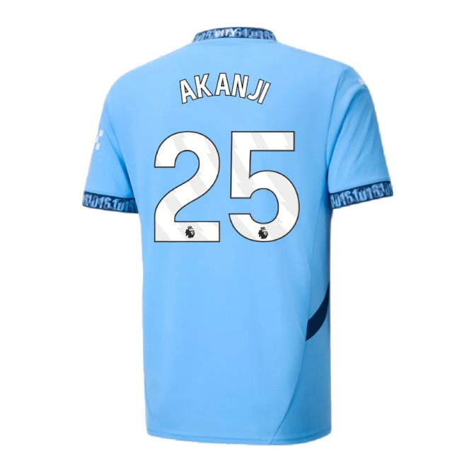 2024-2025 Man City Home Shirt (Akanji 25) — Buy Now