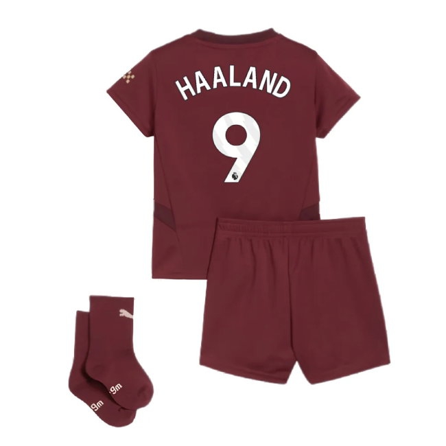 2024-2025 Man City Third Baby Kit (Haaland 9) — Buy Online
