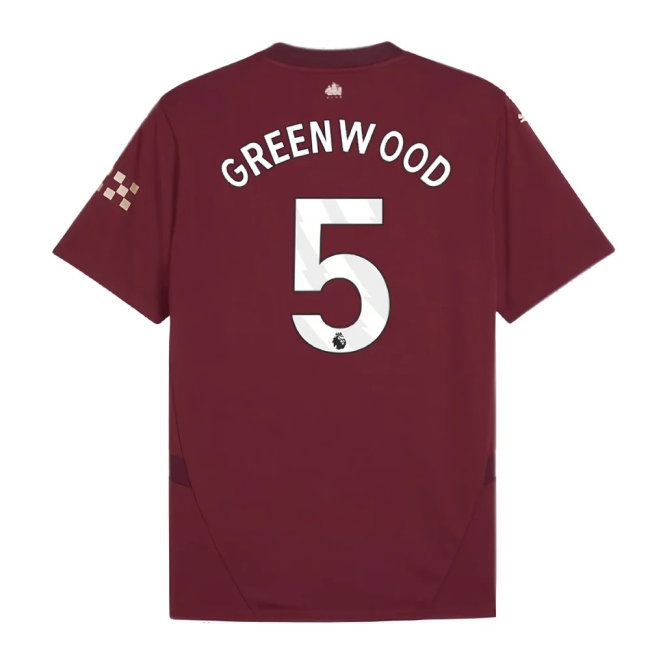 2024-2025 Man City Third Shirt (Greenwood 5) — Shop Now