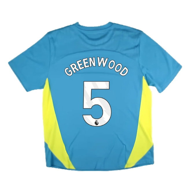 2024-2025 Man City Training Shirt Pro (Blue) (Greenwood 5) — Buy Now