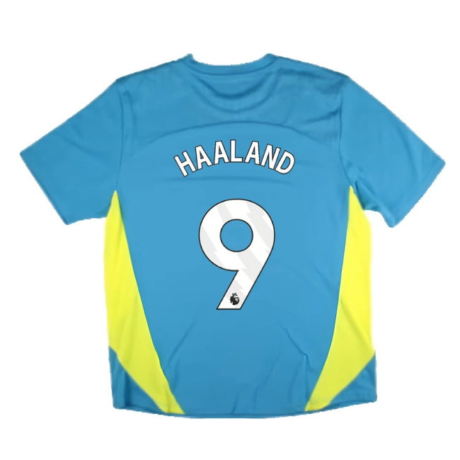 2024-2025 Man City Training Shirt Pro (Blue) (Haaland 9) — Buy Online